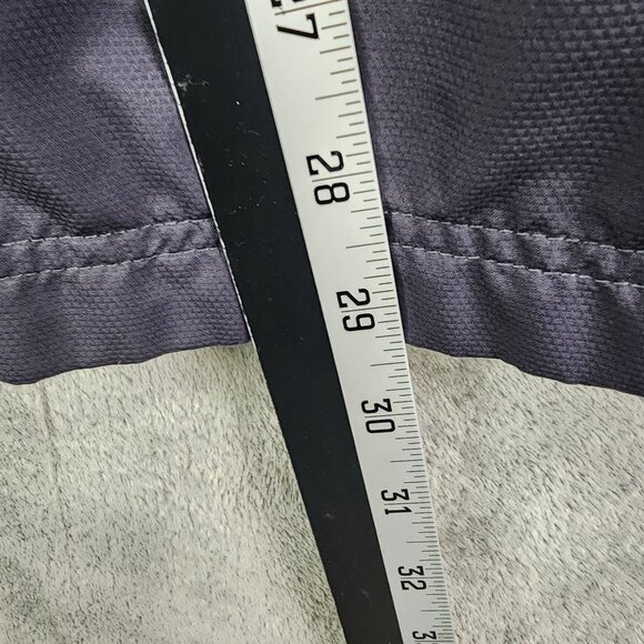 Mens Gray & Teal Reebok Athletic Pants 100% Polyester Elastic Drawstring Waist M - Picture 12 of 14